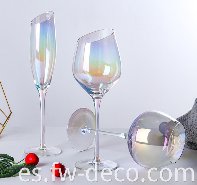 Gold-plated wine glass